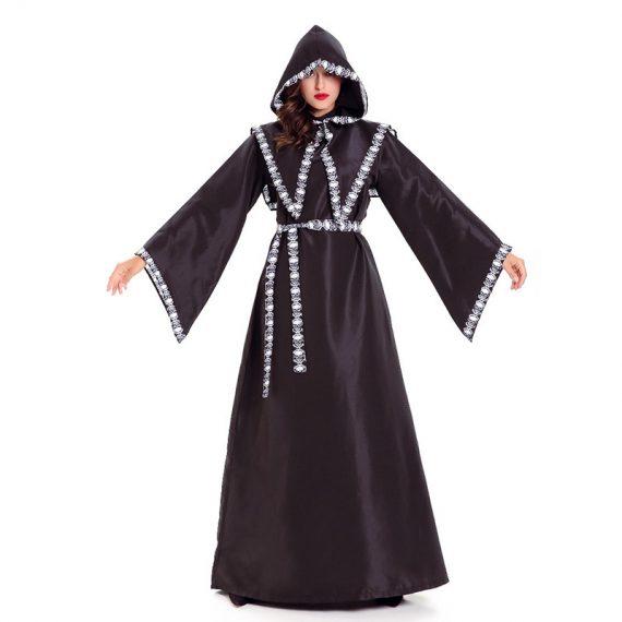 Black Witch Costume Adult  Halloween Couple Outfit