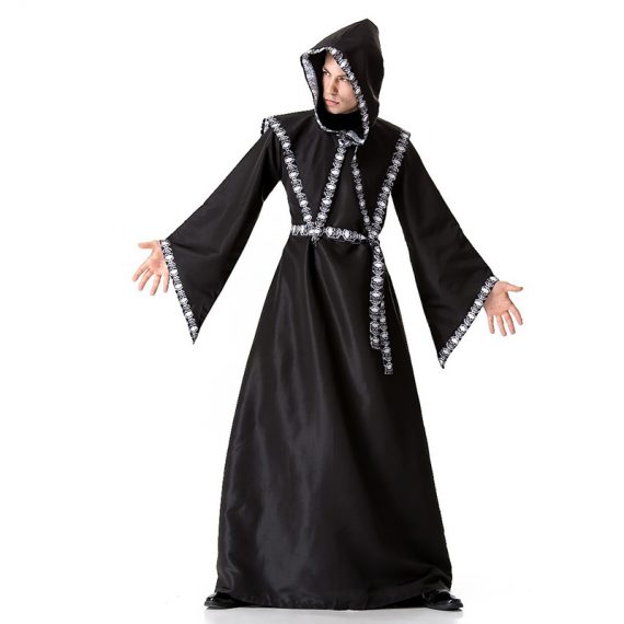 Black Witch Costume Adult  Halloween Couple Outfit