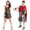 Spartan Warrior Costume Couples Halloween Outfit