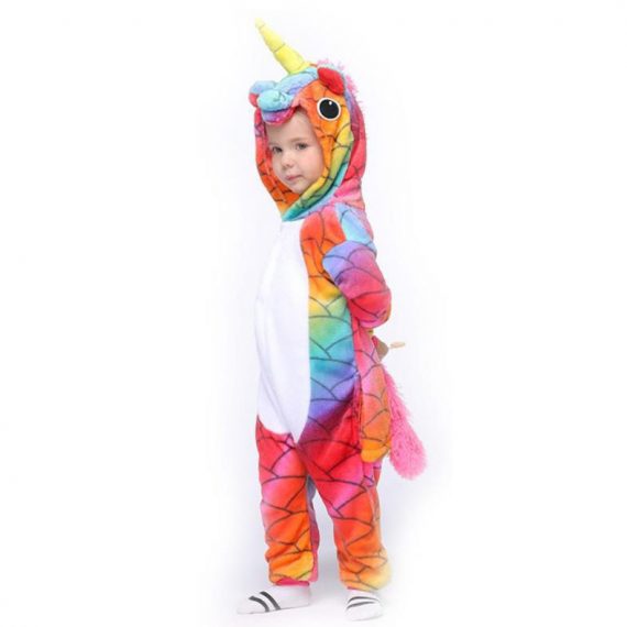 Kids Unisex Unicorn Furries Costume
