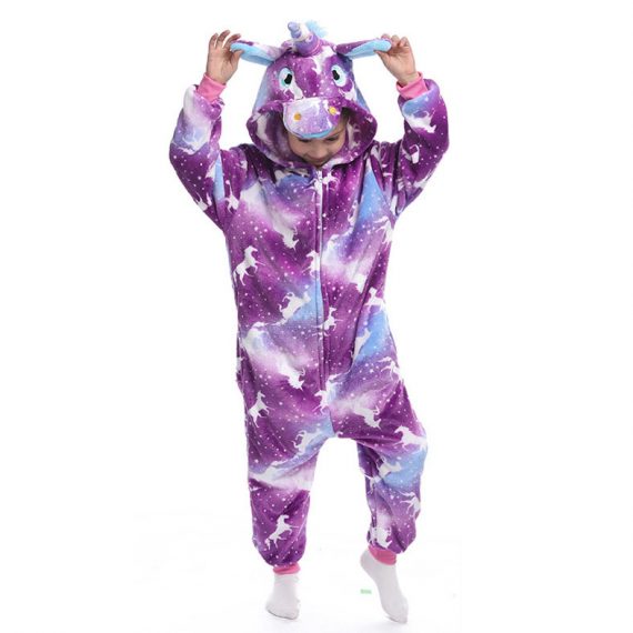 Kids Unisex Unicorn Furries Costume