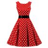 Female Vintage Dresses Adult 50s Outfits For Womens