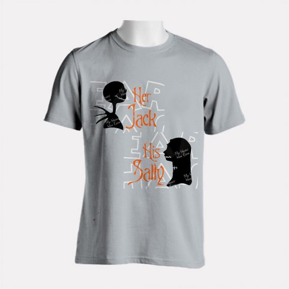 Nightmare Before Christmas Shirt Jack And Sally  Unisex T-Shirts