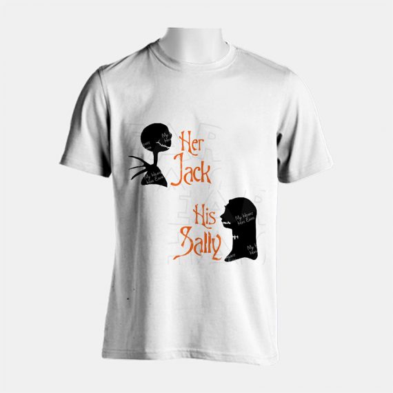 Nightmare Before Christmas Shirt Jack And Sally  Unisex T-Shirts