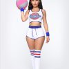 Lola Bunny Space Jam Costume Women Sport Suit