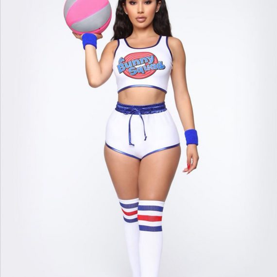 Lola Bunny Space Jam Costume Women Sport Suit