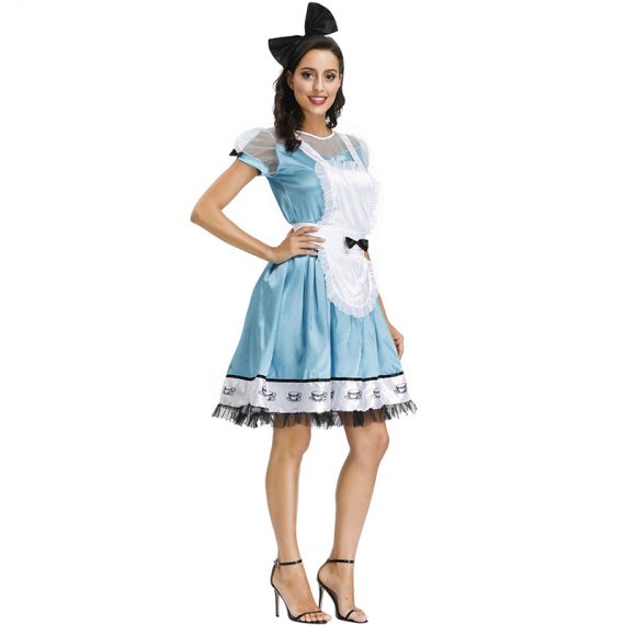 Adult Cat Maid Costumes Women Cosplay Suit