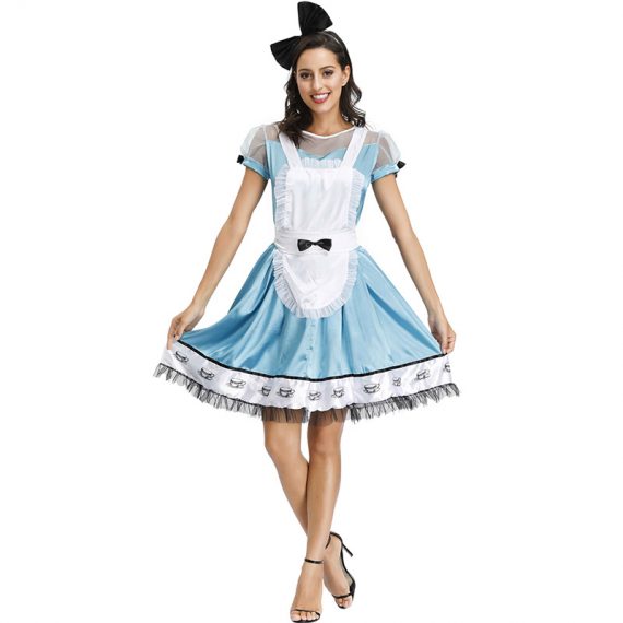 Adult Cat Maid Costumes Women Cosplay Suit