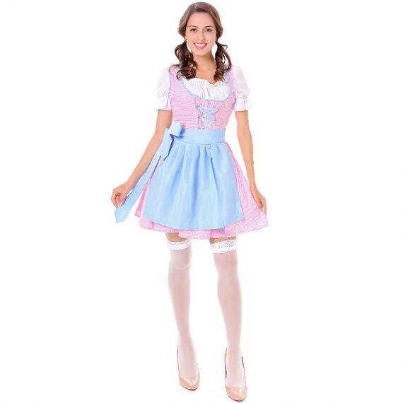 Multicolor Adult Female Maid Halloween Costumes