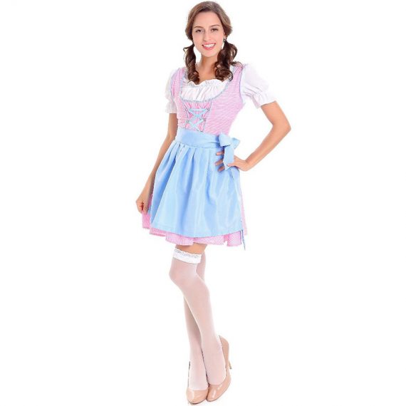 Multicolor Adult Female Maid Halloween Costumes