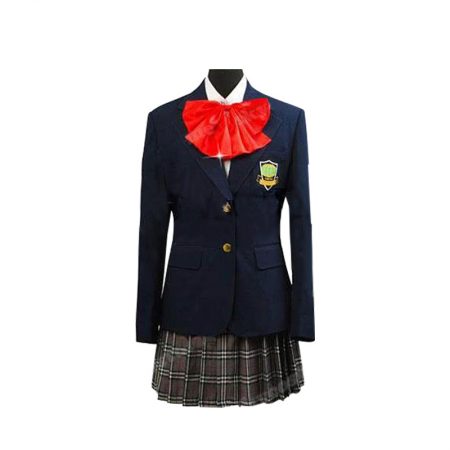 Adult Kill Bill Outfit Gogo Yubari Costume Female Skirt Suit