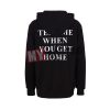 Adult Text Me When You Get Home Hoodie Suit