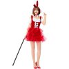 Cute Bunny Girl Senpai Costume Adult Red Halloween Outfit