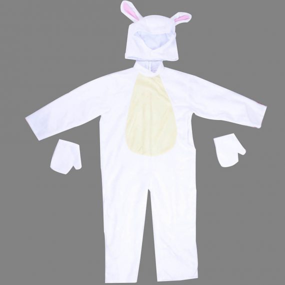 Unisex Bunny Hallowee Costumes Furry Outfit