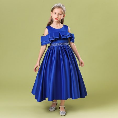 Princess Blue Costumes Dress Outfit