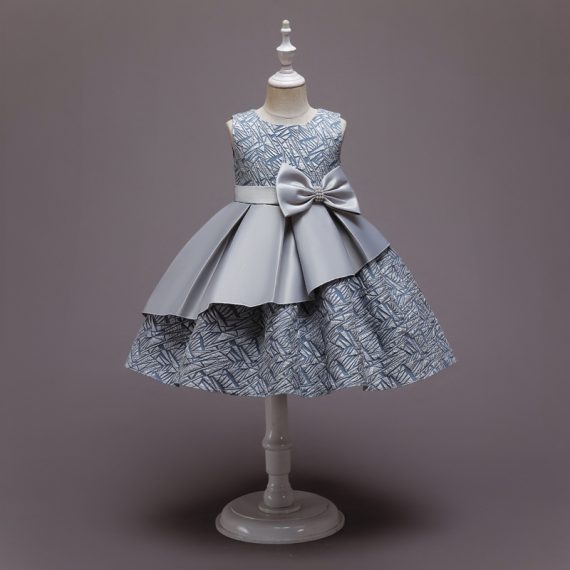 Gray Princess Dress Girls Costumes Outfit