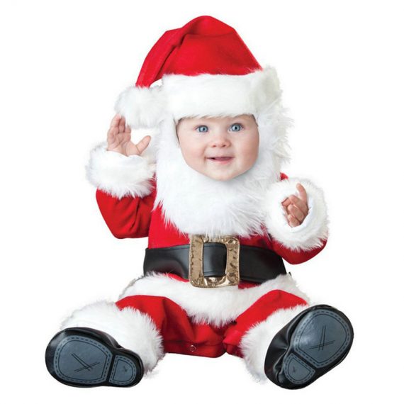 Infant Baby Santa Claus Costume Outfit