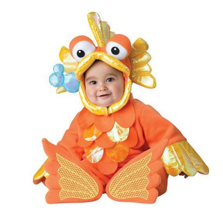 Infant Baby Goldfish Costume Outfit
