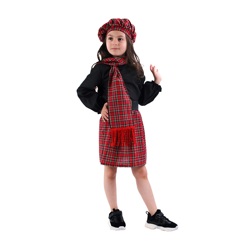 Scotland kids Halloween National Costumes Outfit - MYanimec