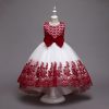 Princess Red Costumes Dress For Girls