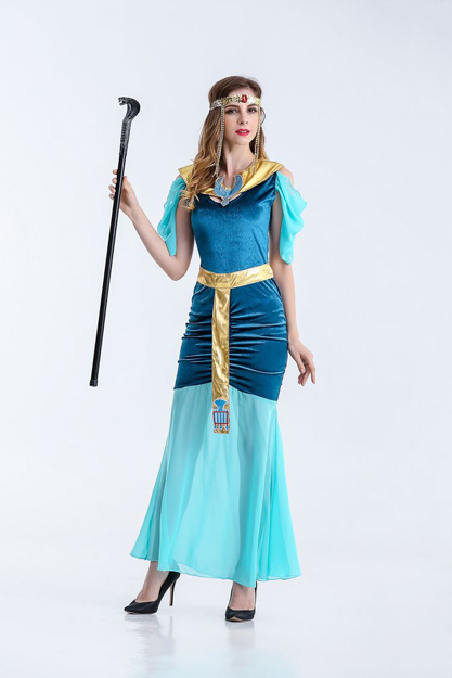 Womens Queen Of Egypt Costume Egyptian Dress