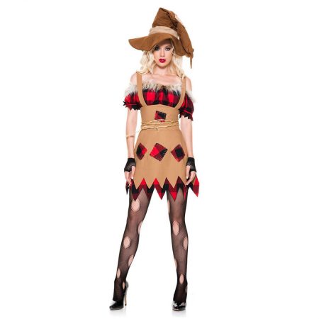 Womens Wizard Of Oz Scarecrow Movie Costume