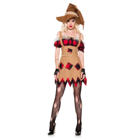Womens Wizard Of Oz Scarecrow Movie Costume