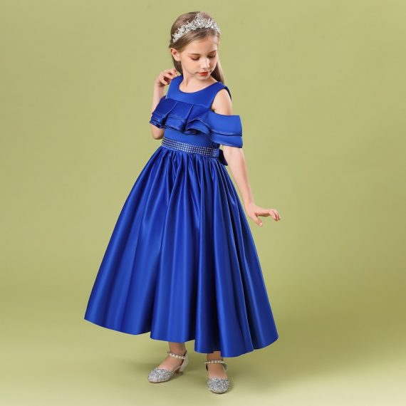 Princess Blue Costumes Dress Outfit
