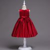 Halloween Red Princess Costumes Girls Dress