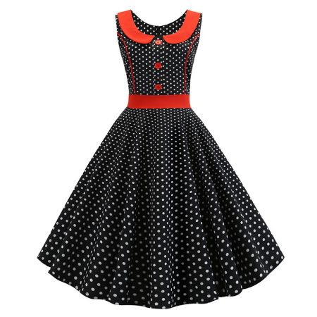 Adult 60s Costume VintageElegant Dress For Women