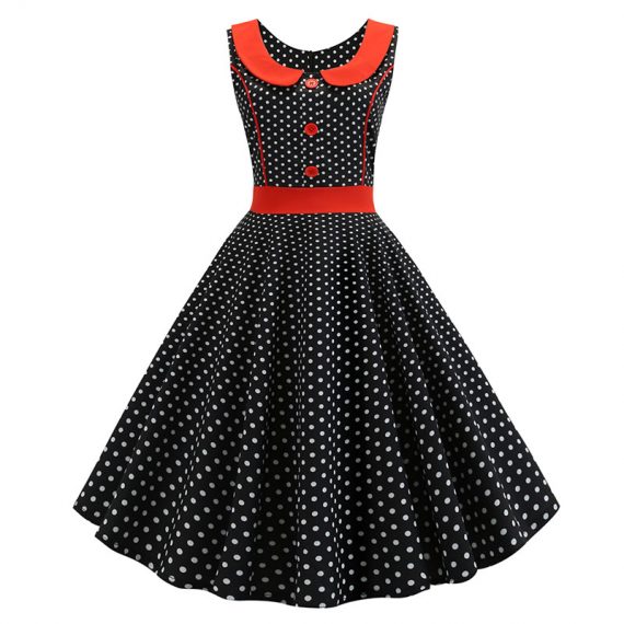 Adult 60s Costume VintageElegant Dress For Women