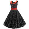 Adult 60s Costume VintageElegant Dress For Women