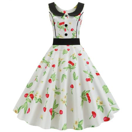 Adult Female 60s Costume Vintage Elegant Dress