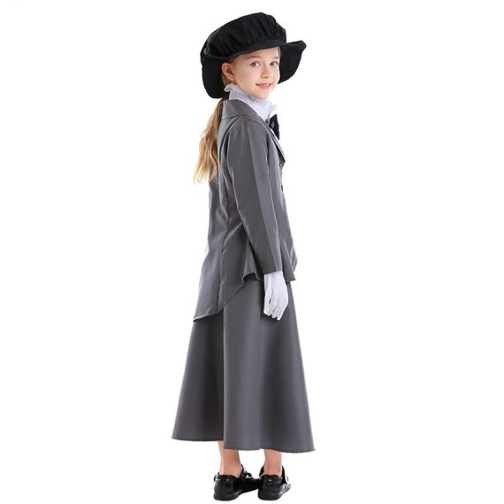 Kids 60s Costume Vintage Coat And Skirt Set