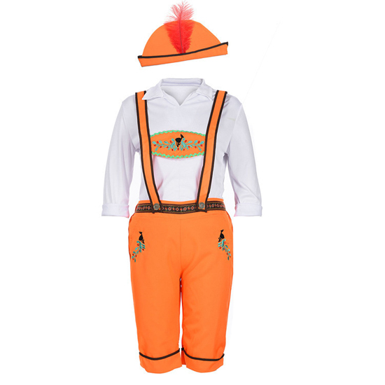 Mens Oktoberfest Orange Costumes