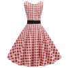 Female 60s Costume Adult Vintage Elegant Dress