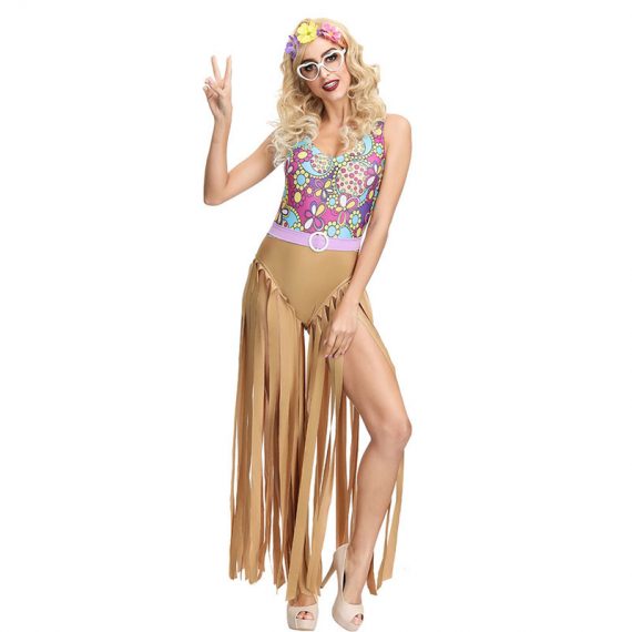 Adult 70s Outfits Female Halloween Disco Dress