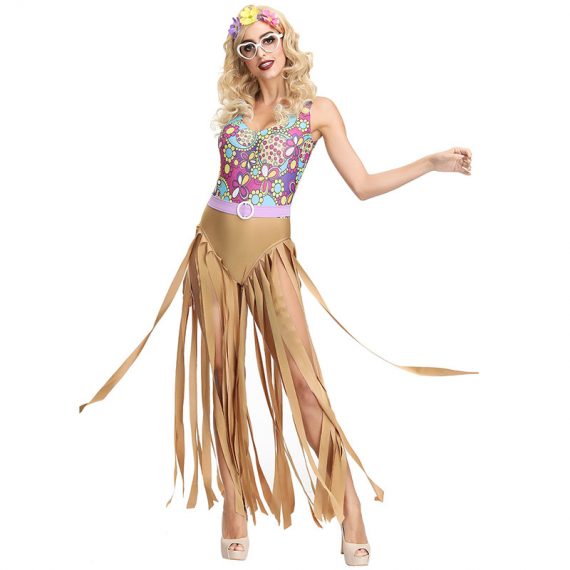 Adult 70s Outfits Female Halloween Disco Dress