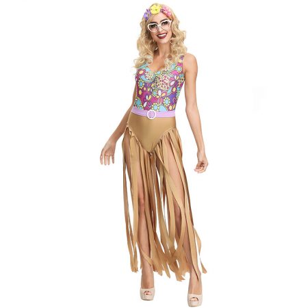 Adult 70s Outfits Female Halloween Disco Dress