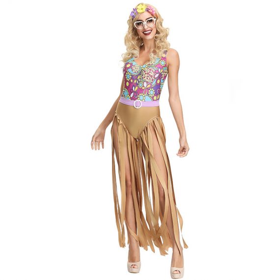 Adult 70s Outfits Female Halloween Disco Dress
