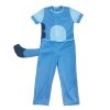 Kids Unisex Cartoon Bluey Costume For Halloween
