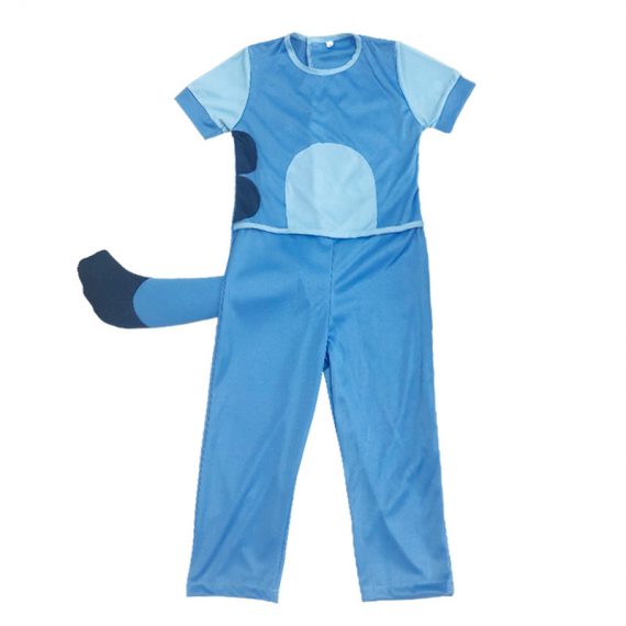 Kids Unisex Cartoon Bluey Costume For Halloween
