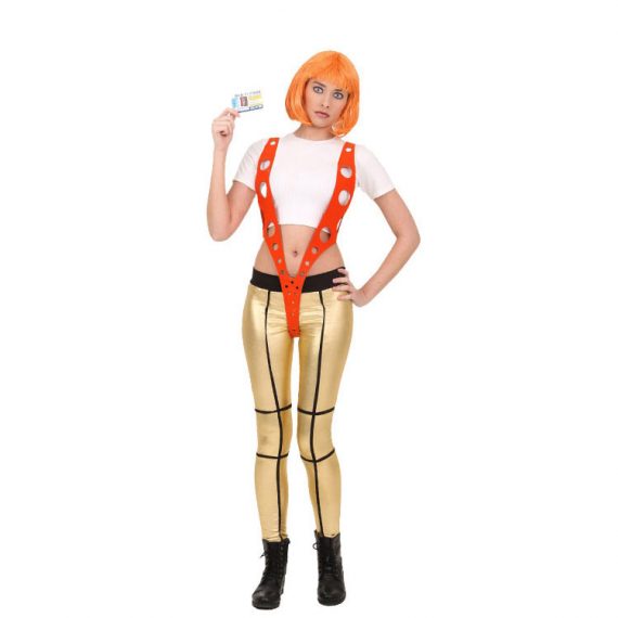 Female Fifth Element Outfit Leeloo Costume With Wig
