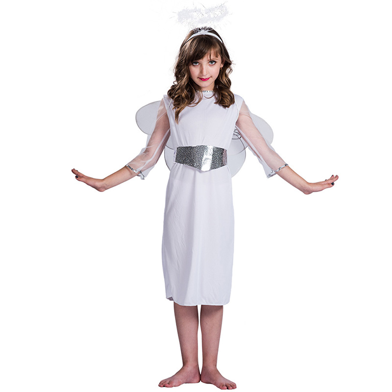 Kids Angel Wings Costumes Halloween Outfits For Girls MYanimec
