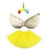 Halloween Girls Unicorn Outfit Angel Costumes For Kids