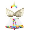 Halloween Girls Unicorn Outfit Angel Costumes For Kids