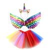 Halloween Girls Unicorn Outfit Angel Costumes For Kids