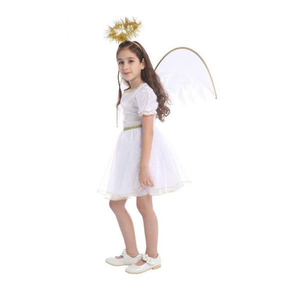 Halloween Girls Angel Wings Costumes For Kids
