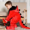 Red Unisex Cute Dinosaur Costumes For Kids