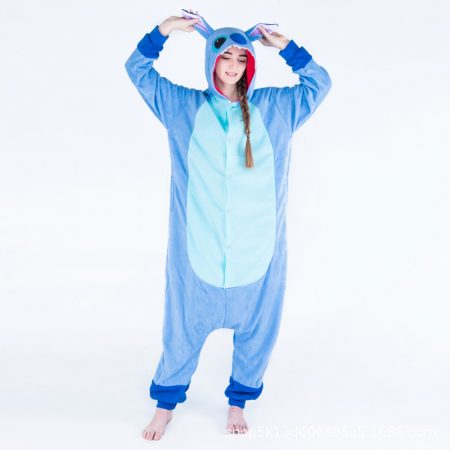 Adult Anime Stitch Onesie Unisex Pajamas